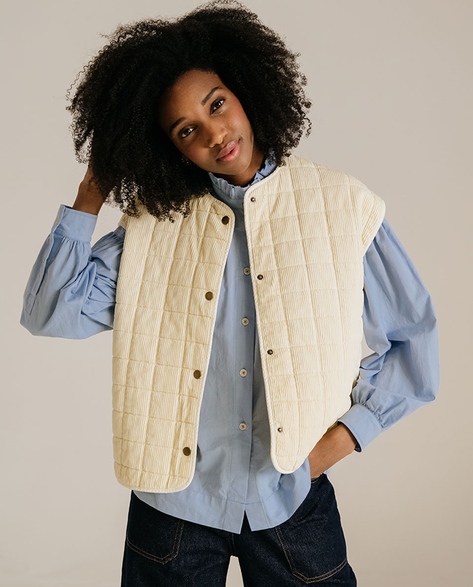 Gilet BACCI - MOLLY Meringue