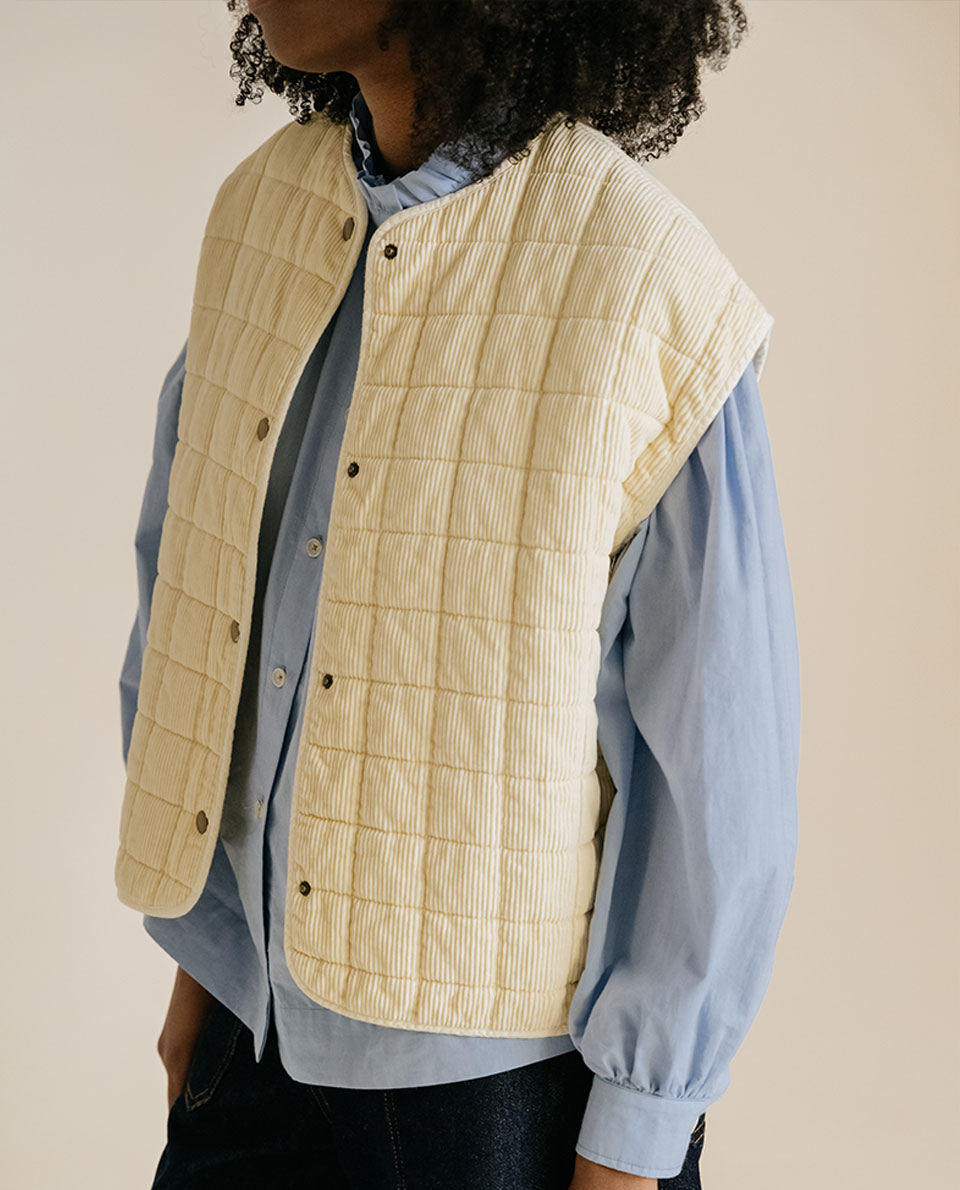 Gilet BACCI - MOLLY Meringue