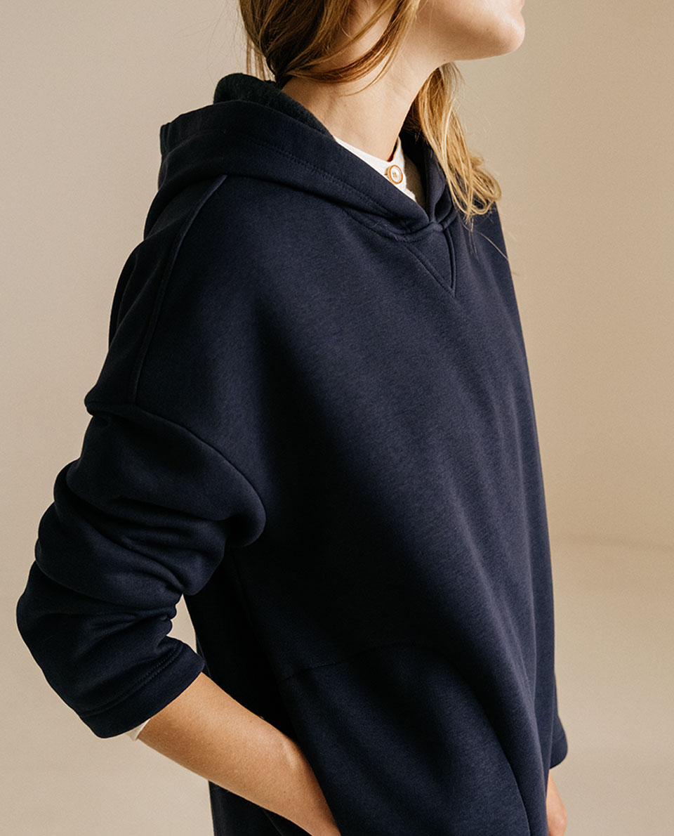 Sweat robe BASILIC Navy