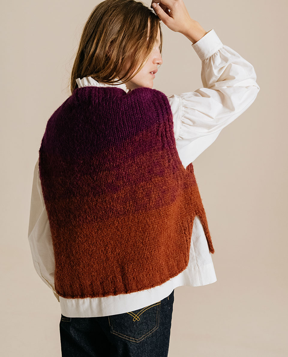 Pull BERTILLE Aubergine