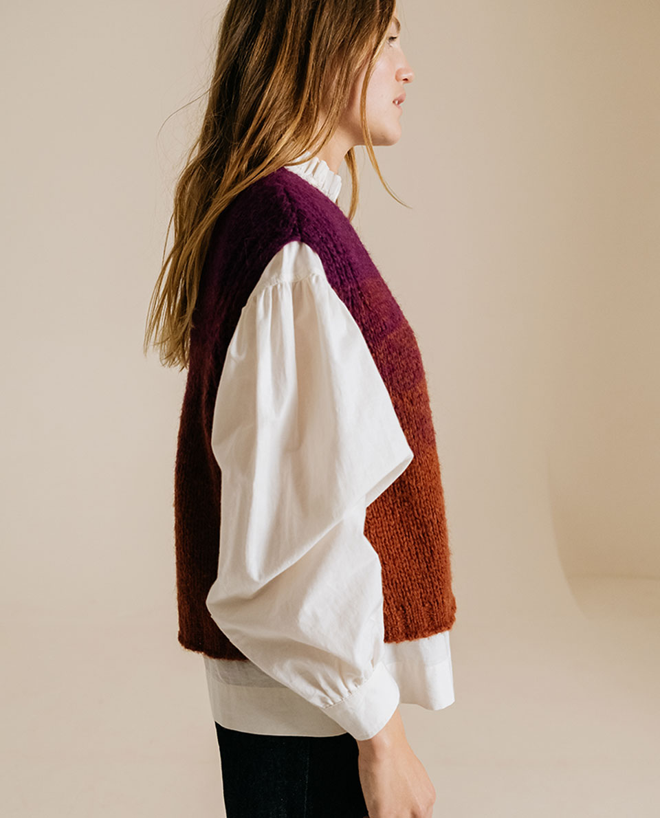 Pull BERTILLE Aubergine