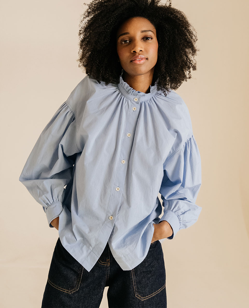 Blouse BOHEM - NOVA Blue