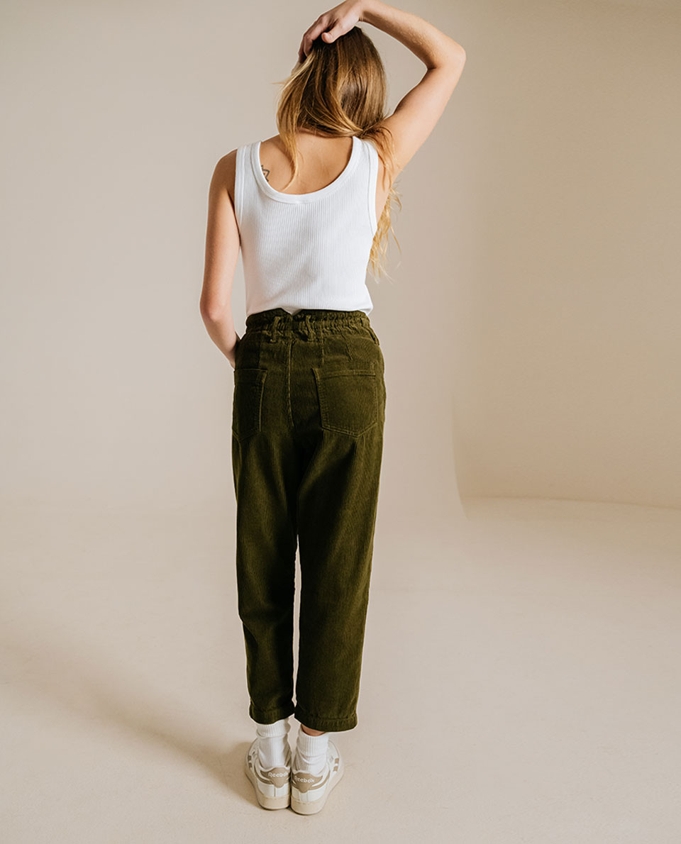 Pantalon TEDDY - MOLLY Tourbe