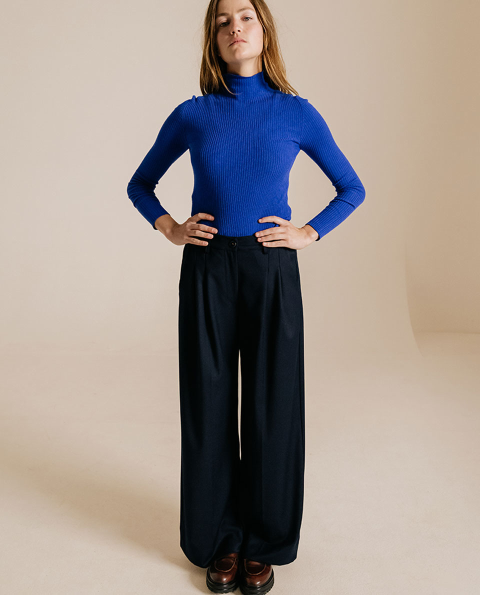 Pantalon UPTON - MINA Navy