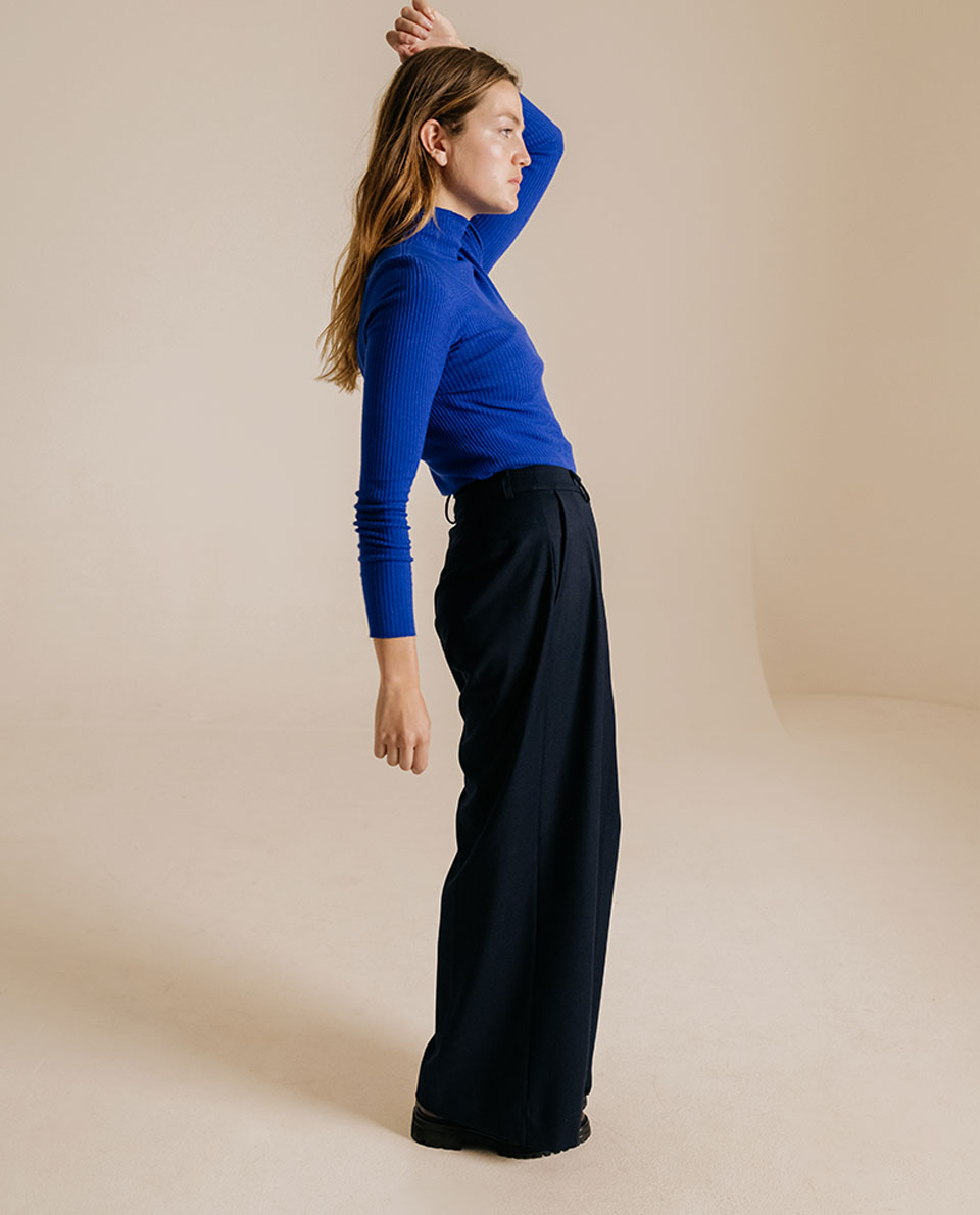 Pantalon UPTON - MINA Navy