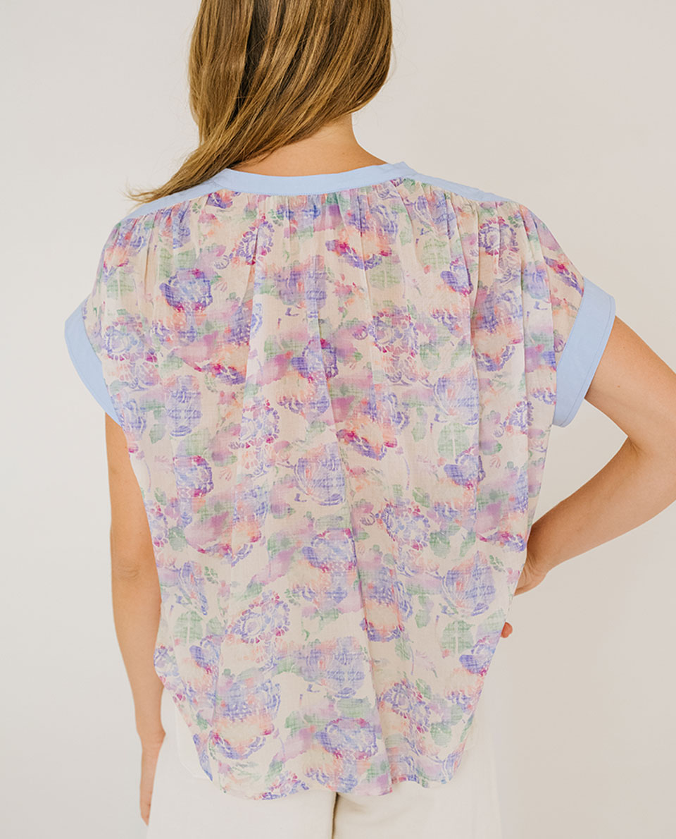 Blouse CYAN - COLIBRI Pastel