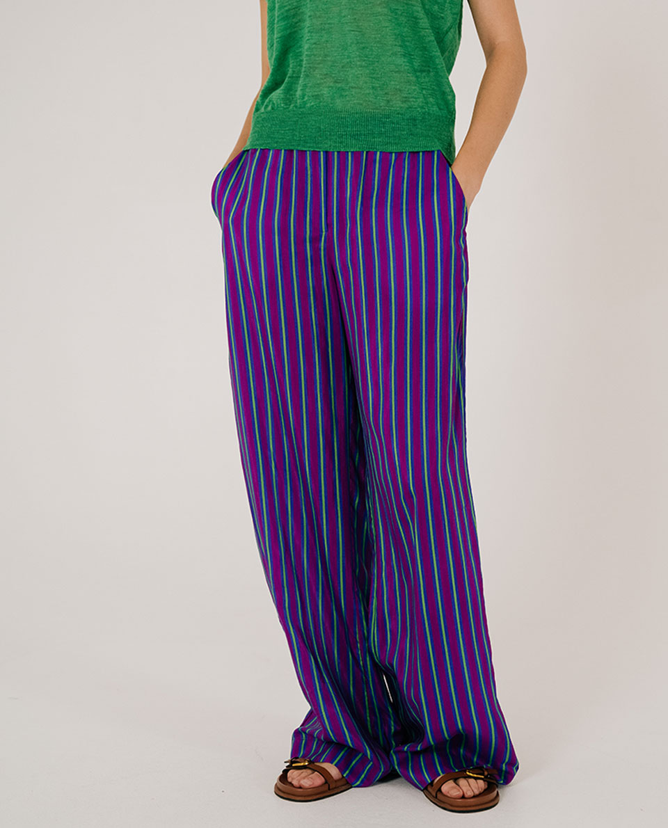 Pantalon PAKOLM - FARNIENTE Purple