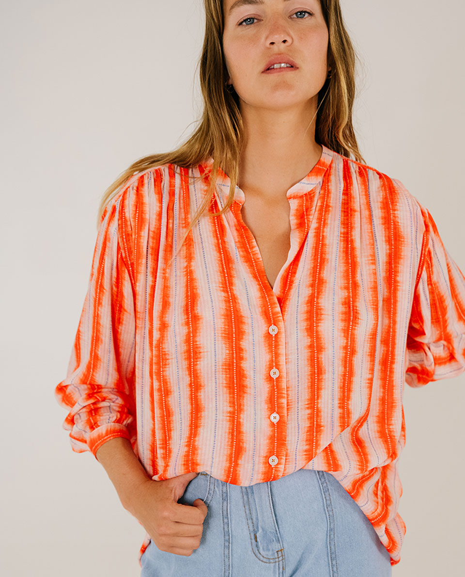 Blouse WYNONA - MARIA Tangerine